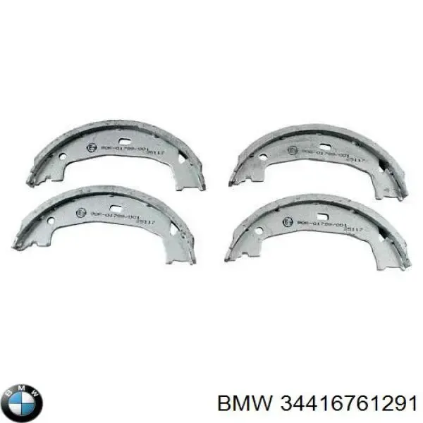 Колодки ручника 34416761291 BMW