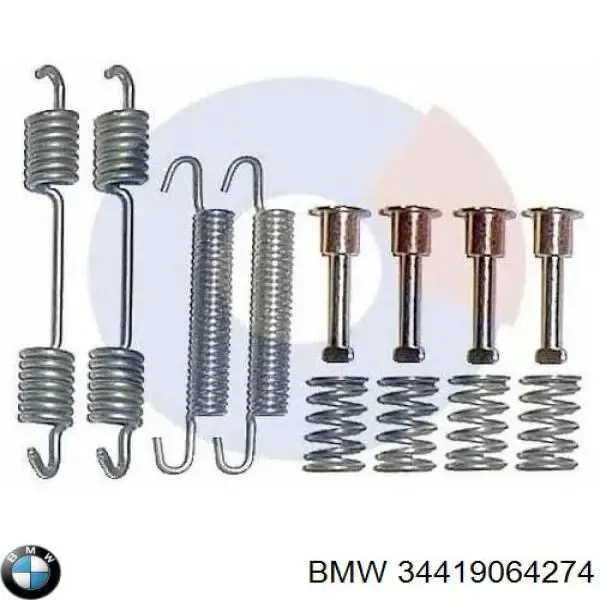 Ремкомплект гальмівних колодок 34419064274 BMW