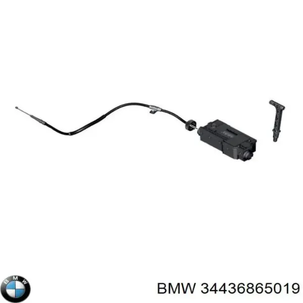 Трос ручного гальма задній, лівий 34436797371 BMW