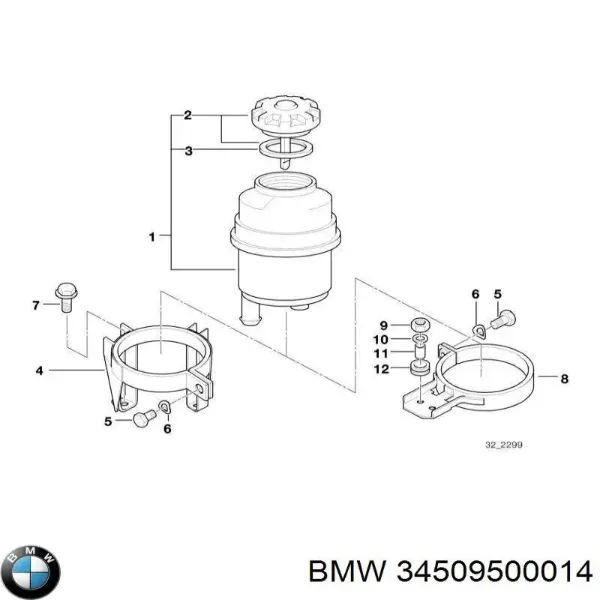Модуль керування (ЕБУ) АБС (ABS) 34509500014 BMW