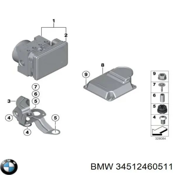 Блок АБС 34516793949 BMW