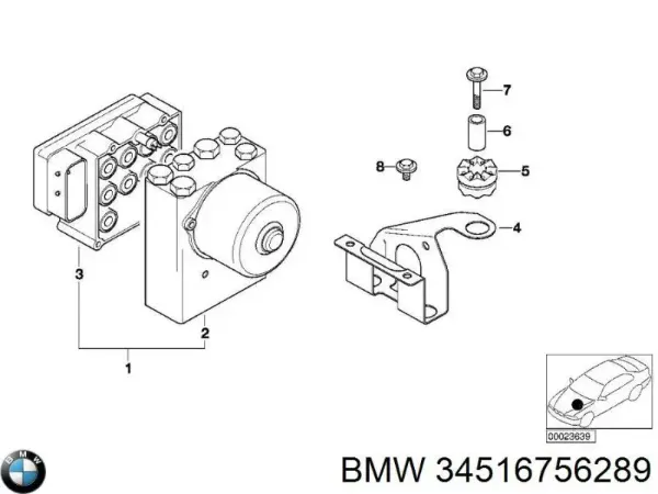 34516756289 BMW