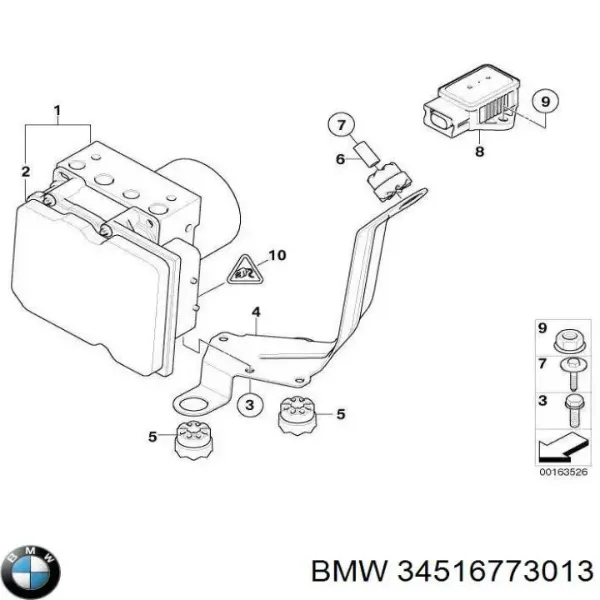 Блок АБС 34516773013 BMW