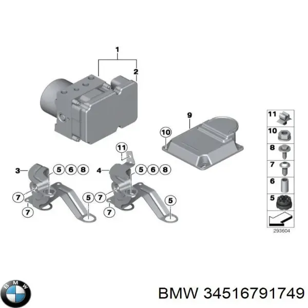  34516791749 BMW