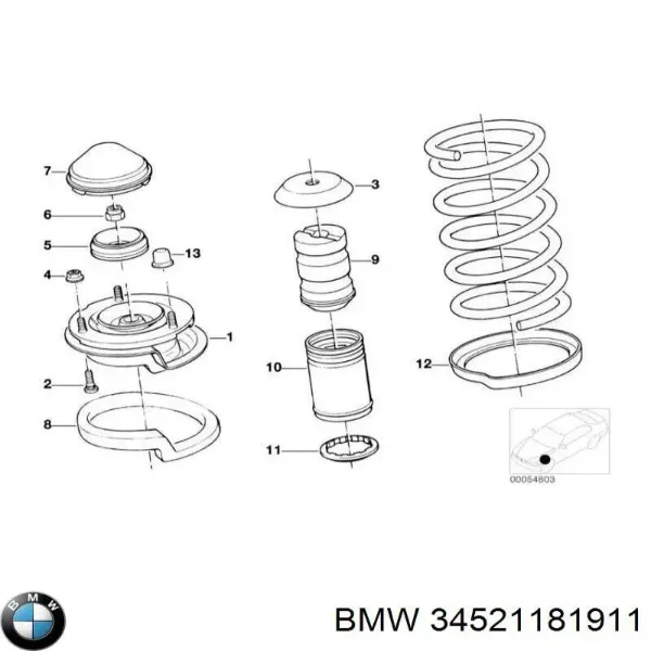 Датчик АБС передній 34521181911 BMW
