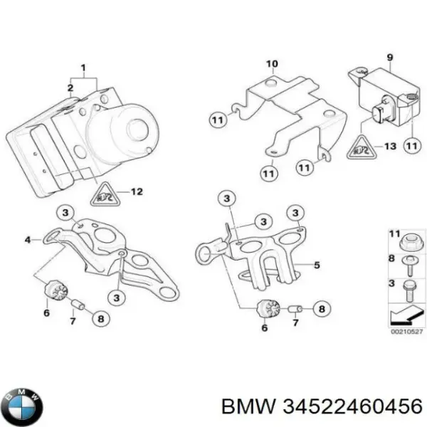 Блок АБС 34522460456 BMW