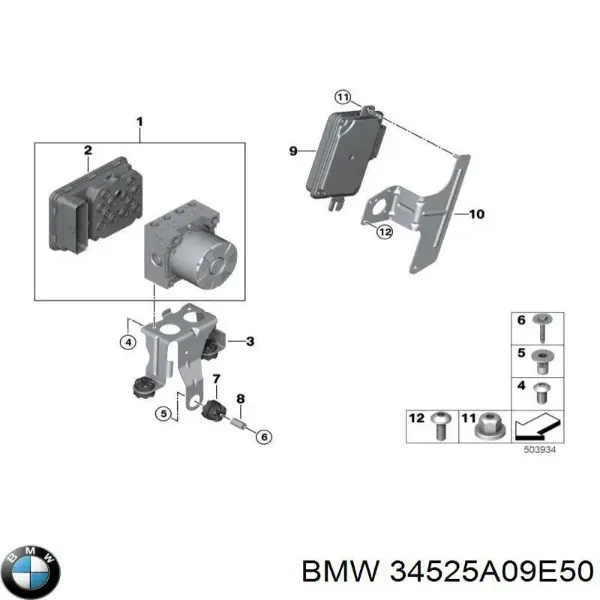  34505A2D754 BMW