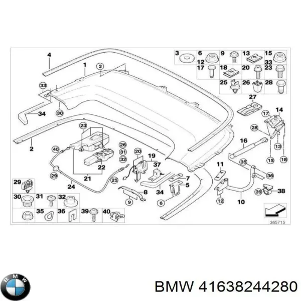  41638244280 BMW
