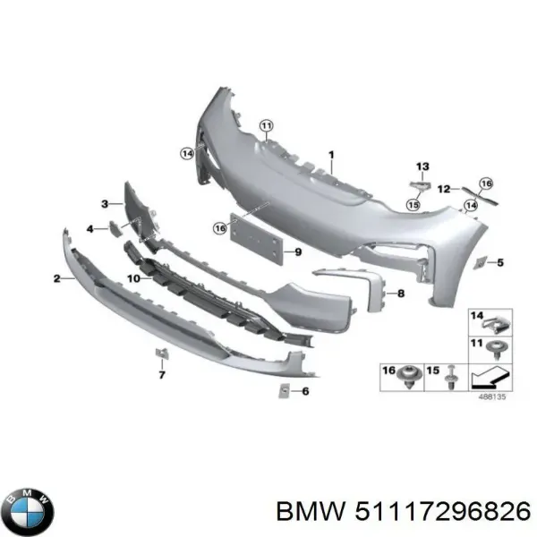  51117296826 BMW