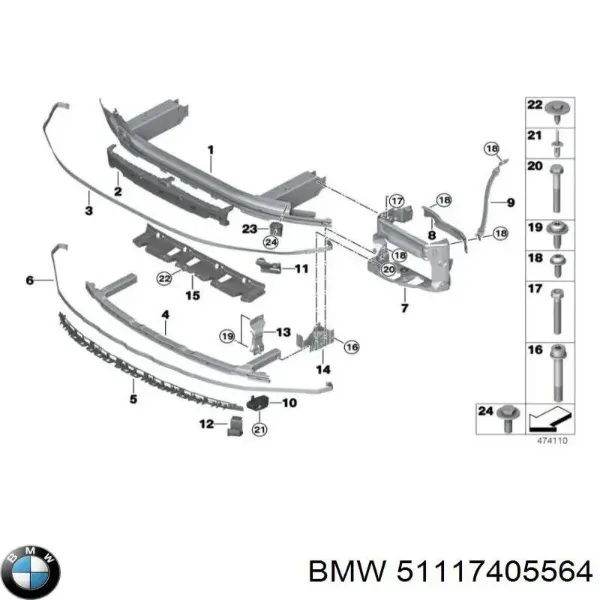  51117405564 BMW