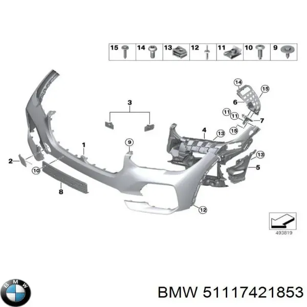 Кронштейн бампера переднього, лівий PBM43182AL Signeda