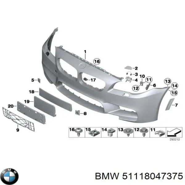 Заглушки буксирувального гака 7125195 Autotechteile