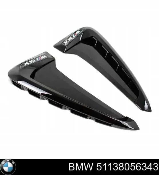 Накладка переднього лівого крила 51138056343 BMW