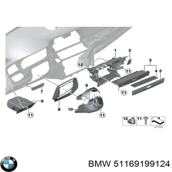  51169199124 BMW