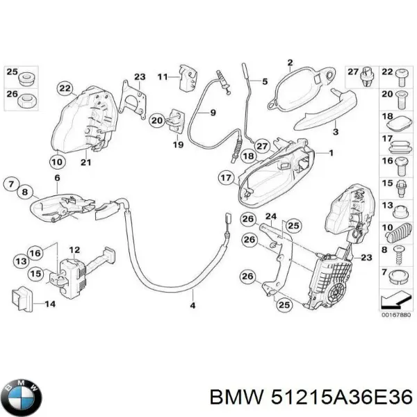  51215A36E36 BMW