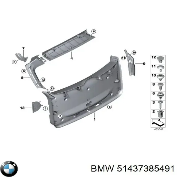  51437385491 BMW