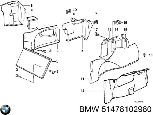  BMW 51478102980 ціна, від 1.39 USD