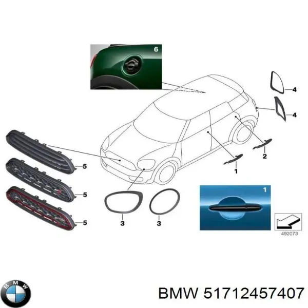  51712457407 BMW