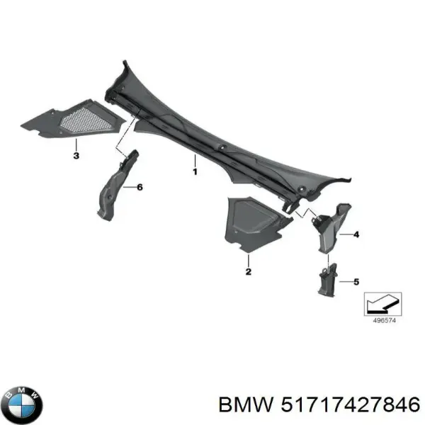 Заглушка жабо збоку PBM99901KA Signeda