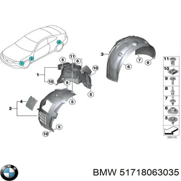  51718063035 BMW
