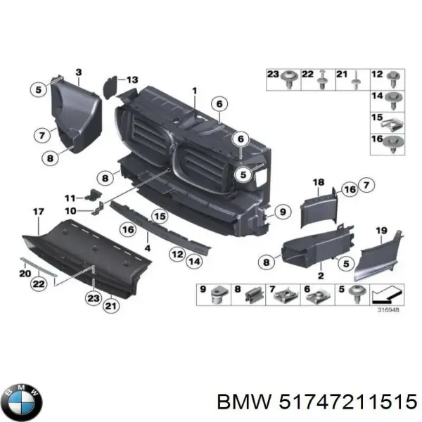  51747211515 BMW
