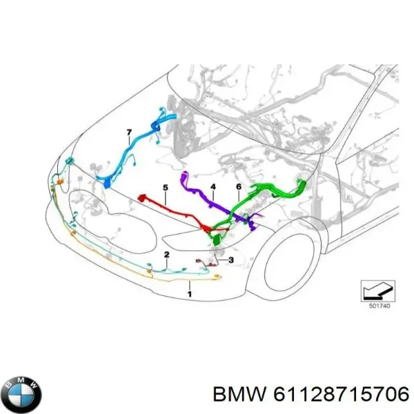  61128715706 BMW