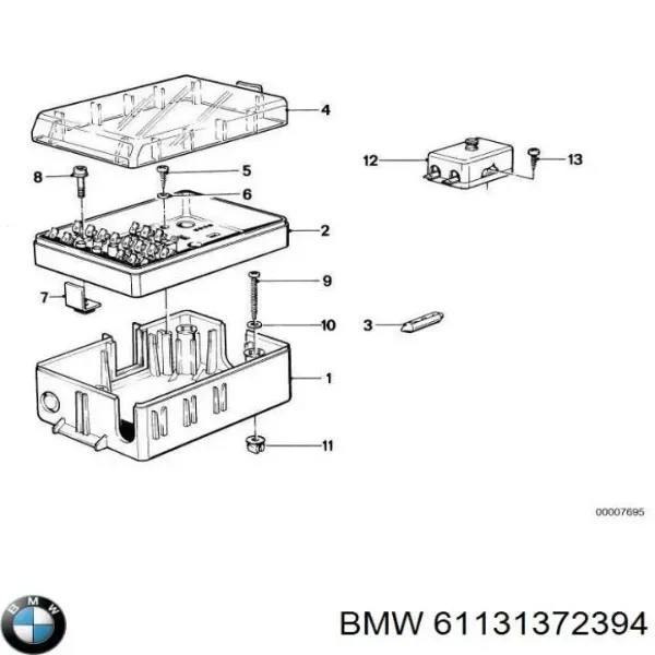 Блок запобіжників 61131372394 BMW