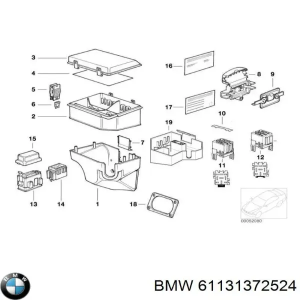 Запобіжник BMW 61131372524 ціна, від