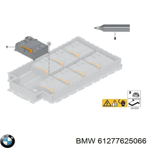 Батарейний модуль електромобіля 61277625066 BMW