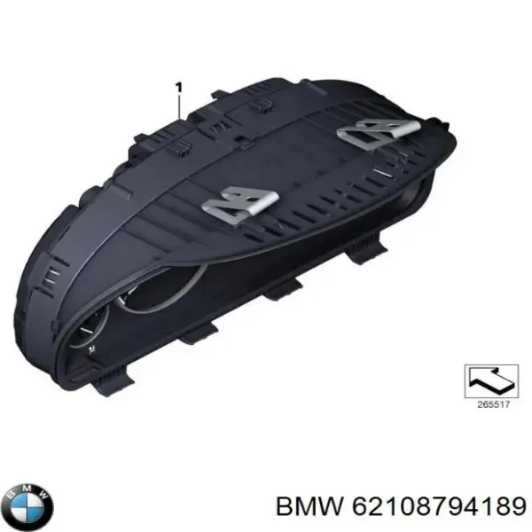 Приладова дошка-щиток приладів 62108794189 BMW