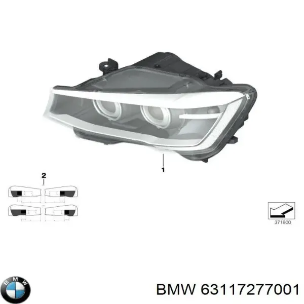 Фара ліва 63117277001 BMW