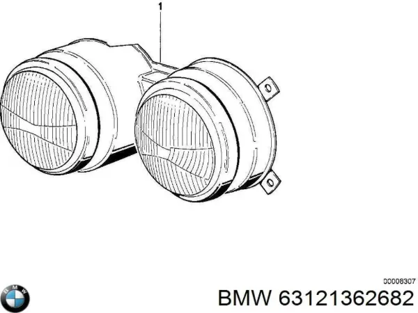 Фара права BMW 3 E21