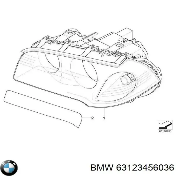 Фара права ZBM111120R Signeda