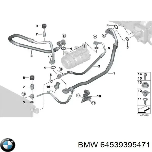  64539395471 BMW