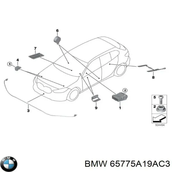  65775A1FC46 BMW