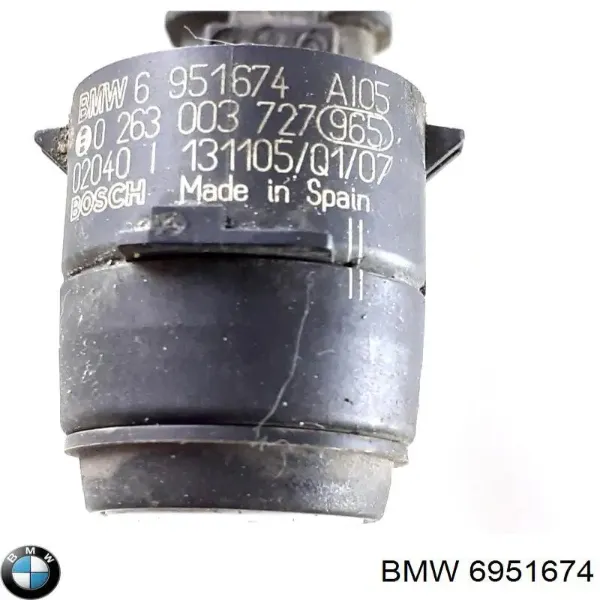 Датчик сигналізації паркування (парктронік), передній 6951674 BMW