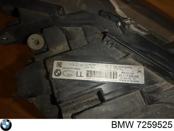 Фара ліва 7259525 BMW