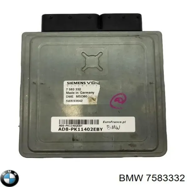 Електронний блок керування двигуном 7583332 BMW
