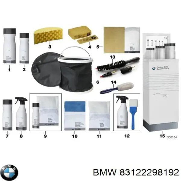 Шампунь автомобільний 83122298192 BMW