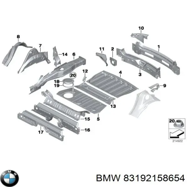  83192158654 BMW