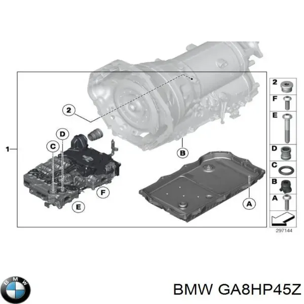 Коробка передач GA8HP45Z BMW