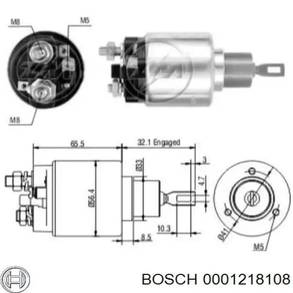 Стартер 0001218108 Bosch