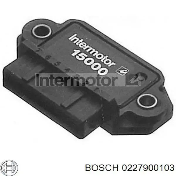 Модуль запалювання, комутатор 0227900103 Bosch