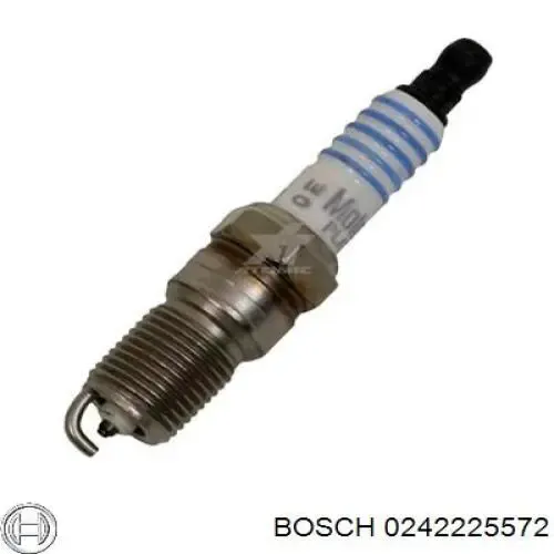 Свічки запалювання 0242225572 Bosch