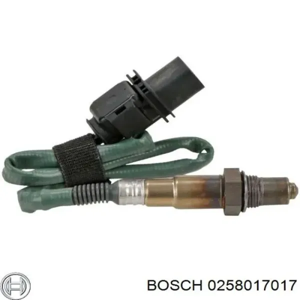Лямбдазонд, датчик кисню до каталізатора 0258017017 Bosch