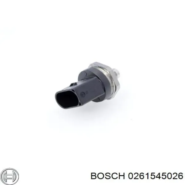 Датчик тиску палива 261545026 Bosch