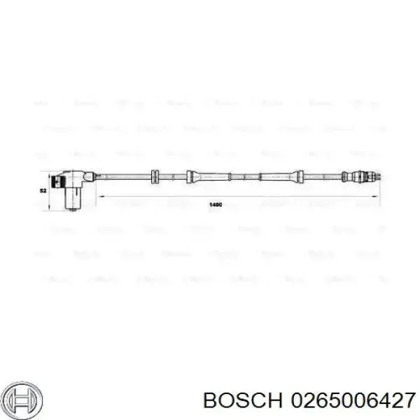 Датчик АБС передній 0265006427 Bosch