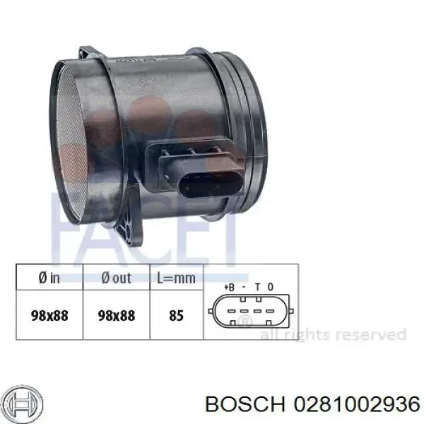 ДМРВ 0281002936 Bosch