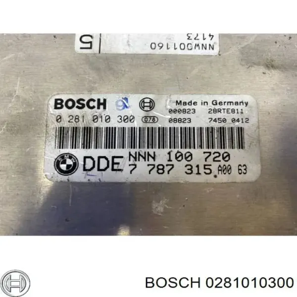 Електронний блок керування двигуном 0281010300 Bosch