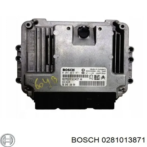 Електронний блок керування двигуном 0281013871 Bosch